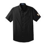 ENV114 • Mens Carefree Poplin Button Up Shirt