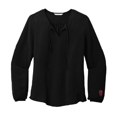 ENV109 • Port Authority Textured Crepe Blouse