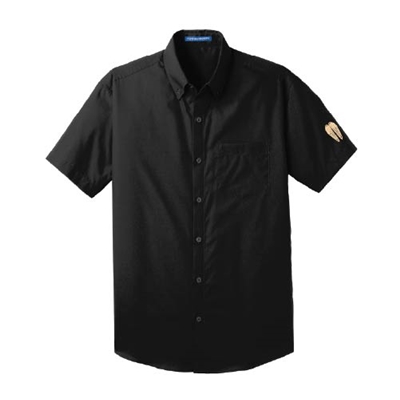 ENV114 • Mens Carefree Poplin Button Up Shirt